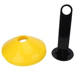 (Yellow)UK 10 Pcs Practical Mini Field Cone Discs Marker Soccer Football Sport