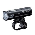 CatEye Ampp 500S Super Bright LED Bicycle Front Light - 500 Lumens OptiCube Technology - IPX4 Waterproof Rated - FlexTight Easy Fit Bracket - USB C Rechargeable - Cycling Light