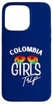 Coque pour iPhone 15 Pro Max Colombia Girls Trip Travel Vacation Femmes Colombie