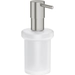 GROHE START såpedispenser m/holder glass/metall Supersteel