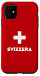 iPhone 11 Switzerland Flag Suisse Swiss Schweiz White Red Case