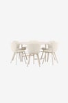 Venture Home - Matbord Copenhagen med Lilja stol - Beige