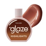 Glaze Super Gloss Colour Conditioning Hair Gloss – Like a Tinted Moisturiser for Medium-Dark Brown Hair with Highlights – Boosts Colour, Repairs the Look of Damage & Adds Shine – Cocoa Lights, 190 ml