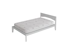 Italian Bed Linen MB Home Italy, Protège-Matelas, Polyester + Tencel, 1 Place et Demie 120x200 cm