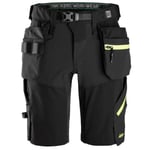 Snickers Flexiwork Softshell Stretchshorts+ Med Hylsterlommer