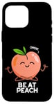 Coque pour iPhone 16 Pro Max Jeu de mots amusant aux fruits Be At Peach