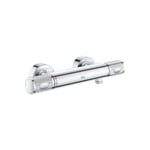 Mitigeur thermostatique Grohtherm 1000 Performance GROHE - Douche - Gris - Chromé - Laiton - Monotrou - Fixe