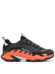 Merrell Men's Moab Speed 2 Gore-Tex Hiking Shoes- Black / Orange, Black, Size 7, Men