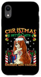 iPhone XR Christmas Is Better With A King Charles Spaniel Santa Claus Case