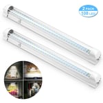 Ej.Life 12V Barre de lumière intérieure à LED, Éclairage intérieur Lumineuse avec Interrupteur Marche/arrêt 1200LM Barre de Bande Lampe pour Voiture