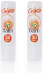 2 x Calypso SPF30 Sun Protection UVA + UVB Lip Balm 4.3g, +BEESWAX & SHEA BUTTER