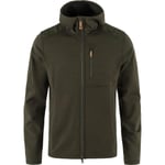 Fjällräven Mens Keb Fleece Hoodie (Grön (DEEP FOREST/662) Large)