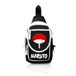 PAPLIU Crossbodybag Unisex Teenagers USB Charging Shoulder Bags Uzumaki Naruto Cartoon Messenger Bag Uchiha Sasuke Anime Chest Bag Handbag