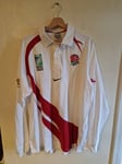 2007 Nike England Rugby World Cup Shirt  3XL Rare Rugby Top