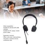 3.5mm Phone Headset With Microphone Noise Canceling Binaural USB To USB C He Fit