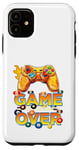 Coque pour iPhone 11 Game Over Vintage Retro Jeux Vidéo Gaming