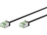 Goobay Ultra-Fleksibel Cat 8.1 Patchkabel, Slank, U/Ftp, Svart - Kabellengde 5 M