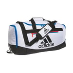 adidas Defender 4 Sac de Sport Unisexe Taille Unique, Onix Bicolore Blanc/Bleu Roi Brillant/Noir, Taille Unique, Defender 4 Sac de Sport Moyen