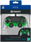 PS4 Nacon Illuminated Compact Controller - Green PlayStation 4 New