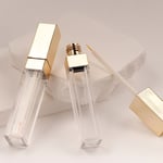 Gold Eyeliner Tube with Brush Empty Lash Growth Serum Container  Make Up Tool