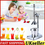 Commercial Manual Juicer Hand Press Squeezer Orange Citrus Juice Fruit Gift UK