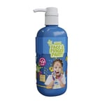 Natural Face & Finger Paint - Distributeur Bouteille de 1000 ML - Bleu