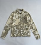 Polo Ralph Lauren Men’s Jacket Cardigan Zip Up Stone Size Medium Camo Logo Top