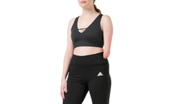 adidas Femme Yo L Sto Ls Sports Bra, Carbone, XS EU