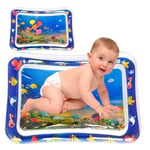 Tapis D'Eau Gonflable pour Bébé,Tapis D'Eau Tapis de Jeu Gonflable,Tapis D'Eau de Bébé,Tapis Eau Gonflé Enfant,Jouet Bebe Tapis Eau,Convient Aux Jeux D'été pour Nouveau-Nés (Poisson Tropical)