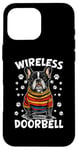 Coque pour iPhone 16 Pro Max Sonnette de porte sans fil de race de chien bouledogue français frechie