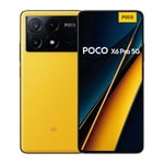 POCO X6 Pro 5G - Smartphone 12+512GB Unlocked for All Carriers - Yellow (UK Version + 2 Years Warranty)