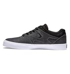 DC Shoes Homme Kalis Vulc Basket, Noir/Gris, 37 EU