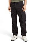 G-STAR Men's Core Regular Cargo Trousers Pants, Black (Dk Black D24309-d517-6484), 29 W/30 L