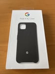 Genuine Google Pixel 4 XL Case Cover Fabric Just Black GA01276 NEW