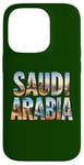 Coque pour iPhone 14 Pro Tenue de voyage de vacances en Arabie Saoudite