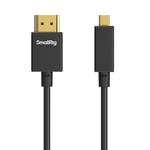 SMALLRIG Câble D vers A pour HDMI Cordon Ultra Fin pour HDMI 100 cm / 3,28 pi (Micro vers Full pour HDMI), HDR 4K 60 Hz Haute Vitesse pour HDMI 2.0, pour Sony A7II / A7M3, pour FUJIFILM X-T4-4795