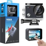 AKASO V50 X Action Camera, Native 4K Wifi Underwater 40M EIS Anti-Shake Cam with