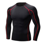 T-Shirt De Course À Manches Longues Pour Homme, À Séchage Rapide, De Fitness, De Compression, Amincissant