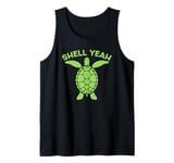 Sea Turtle Ocean Shell Yeah Turtle Lover Tank Top