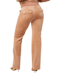 Del Ray Classic Velour Pant Pocket Design W Café Au Lait (L)