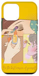 iPhone 12 mini Retro anime girls makeup “Be the best version of yourself” Case