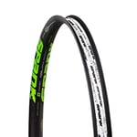 Spank SP-RIM-0163-B/GREEN Jante de vélo Mixte Adulte, Noir/Vert