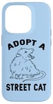 iPhone 14 Pro Funny Adopt a Street Cat Possum Lover Case