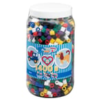 HAMA Beads Hama - Maxi Beads - Pärlor i hink - 1400 st (8540)