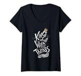 Womens Where the Wild Things Are All Wild Things Crown and Tail V-Neck T-Shirt