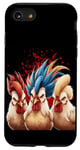 iPhone SE (2020) / 7 / 8 Killer Chickens CLUCKING FUNNY T Shirt Animal tees Gifts Case