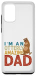 Coque pour Galaxy S20+ Jeu de mots drôles de loutre de mer I'm An Otterly Amazing Dad Fête des pères