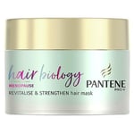 Pantene Hair Biology Menopause Revitalise & Strengthen Hair Mask For Hair Growth, Dry Hair Treatments For Dry And Thinning Hair, Hair Loss Treatment For Women With Vitamin B7 160ml