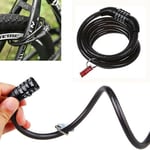 4-digit Password Bike Security Chain 1200MM Motorbike Padlock Code Lock  Bike