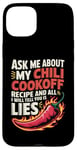 Coque pour iPhone 15 Plus Demandez-moi sur ma recette de cuisson au chili et tout ce que je vais vous dire